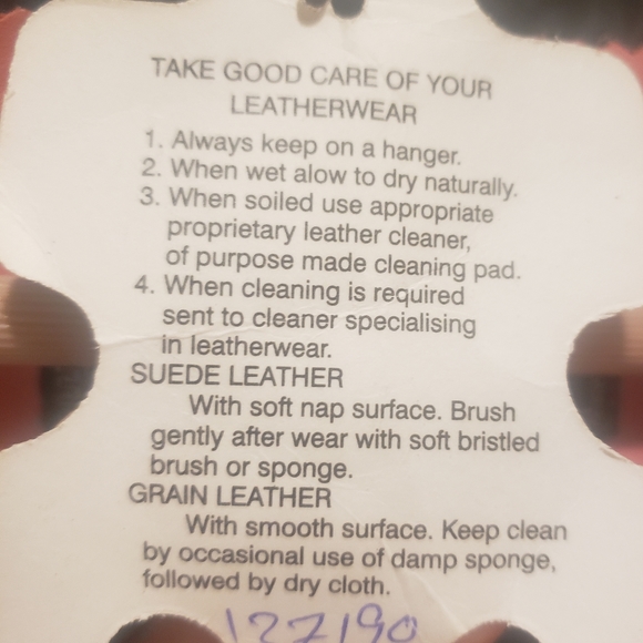 Rainbow pastel color block leather moto jacket. - Picture 4 of 13